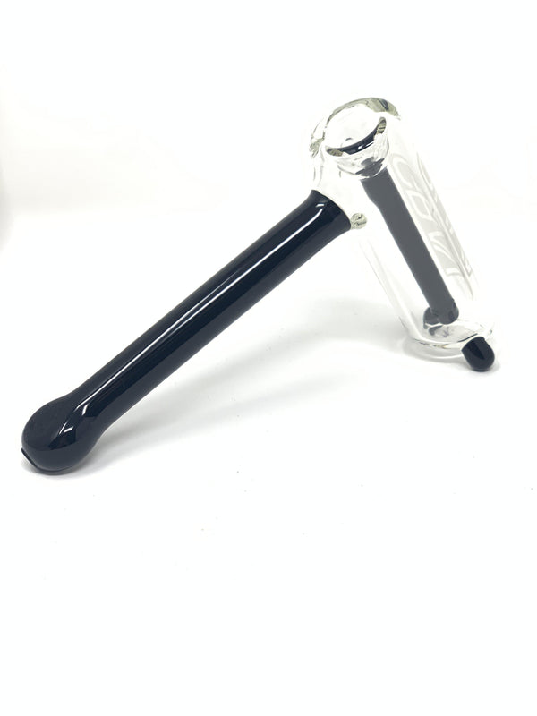 High-quality premium hammer bubbler with fixed downstem for smooth, filtered smoking experience and easy portability.