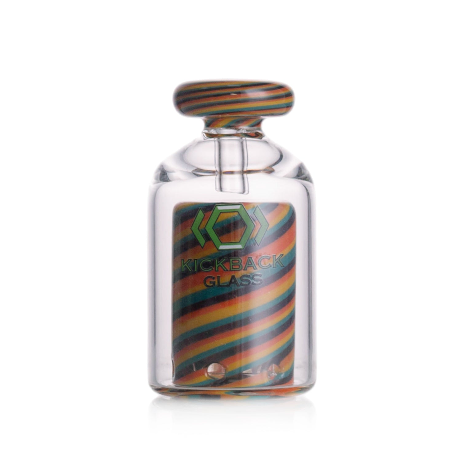 Premium Kickback Glass piece compatible with Huni Badger vaporizer – sleek and functional design