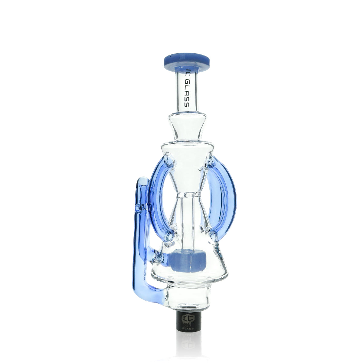 Premium White Glow Dab Rig blue