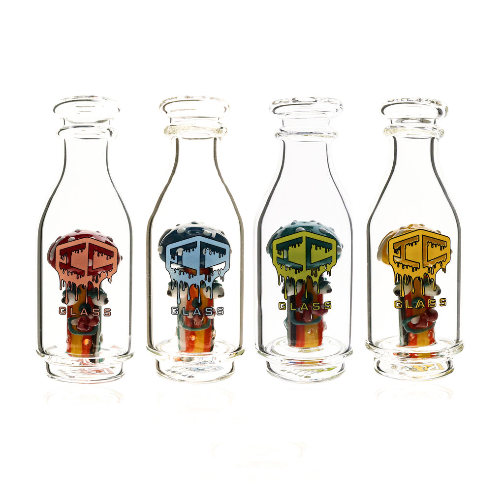 IC GLASS -  Puffco Attachment Glass With Mushroom Head perc | ICPU2050| Wholesale