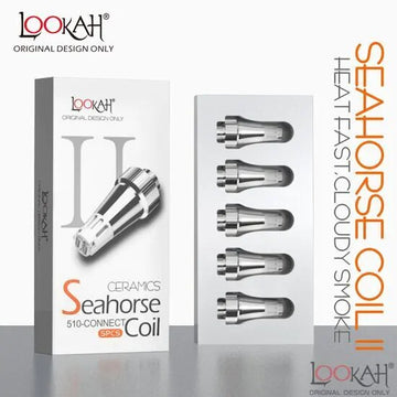 Lookah Seahorse Quartz Coil V 510 Connect |5 PC /Pack