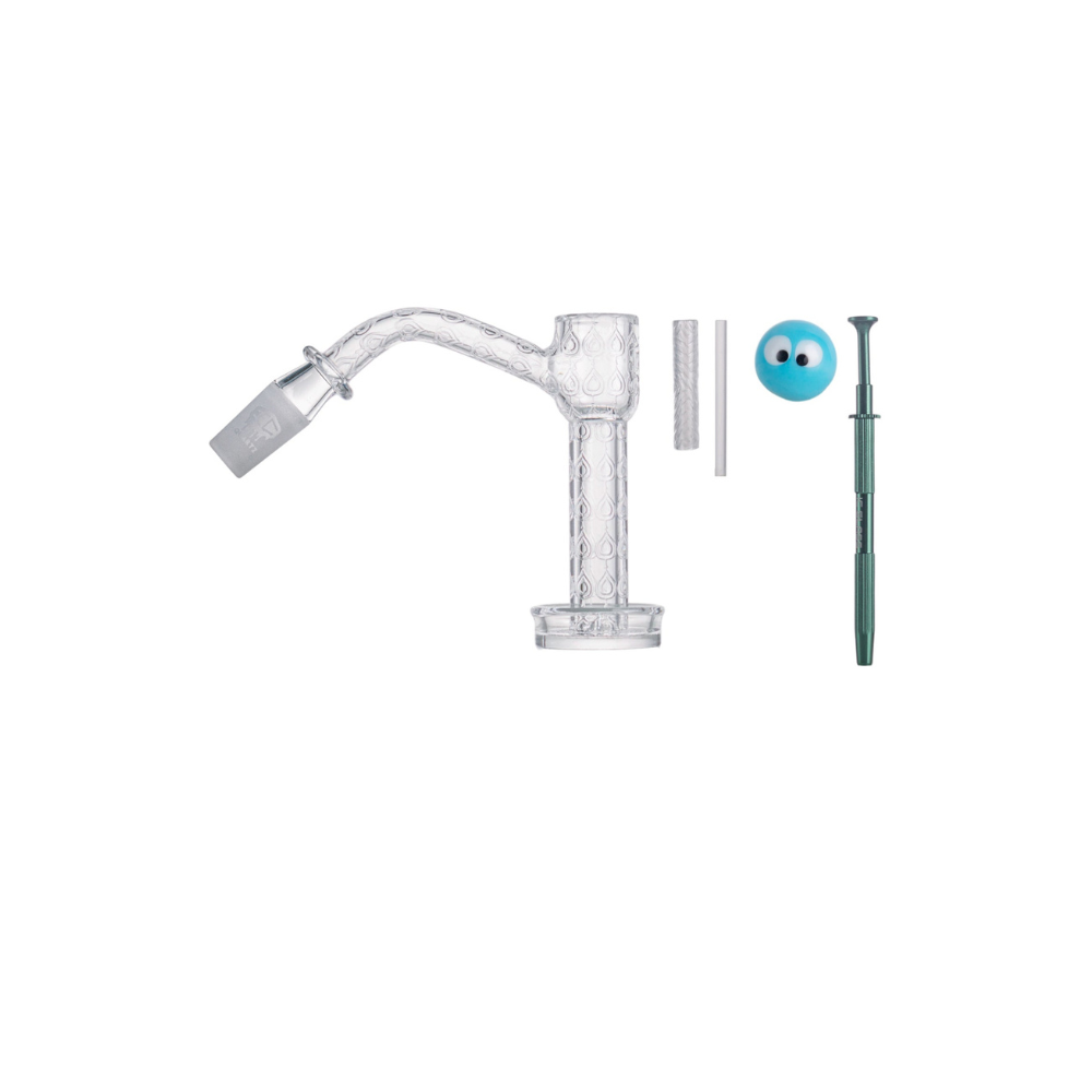 IC Quartz - Nirvana | 14mm 45D Banger | Includes Terp Ball Grabber | 5 Colors