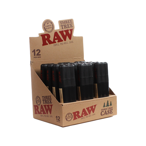 RAW - Three Tree Triple Pre-roll Case | Box of 12pc | BOX