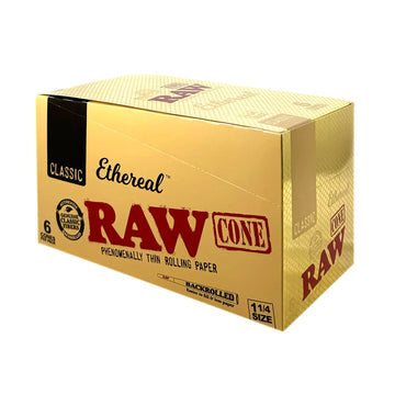 RAW  - ETHEREAL 1 1/4 Classic | 6Cones/Pack | BOX