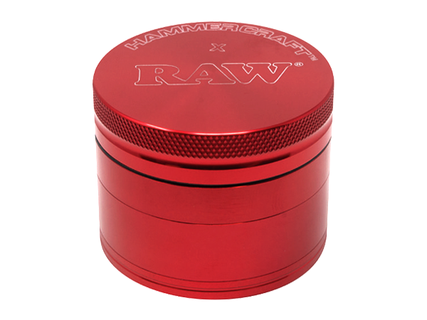 RAW-Hammercraft-4pc-Grinder-red