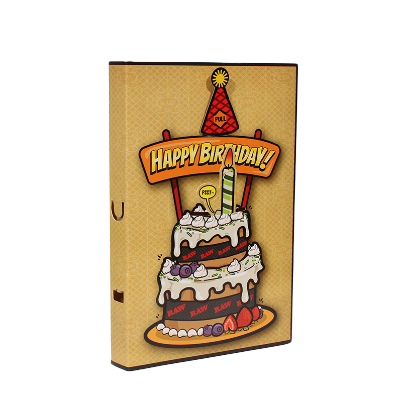 RAW - Pop-Up Birthday card PACK OF 5 | SINGLE UNIT