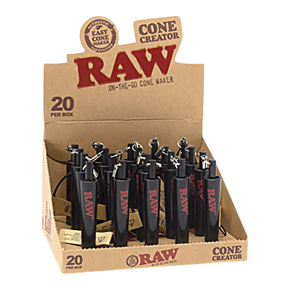 RAW Cone Creator 20pc box – cone rolling tool for smokers Main image