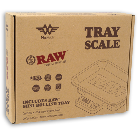 RAW x MY WEIGH Tray Scale | Includes Raw Mini Rolling Tray