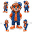 Cool Tiger Water Pipe with Small Hat – Polymer Clay Design | RI1014 - Wholesale Smoking Accessories Distributor