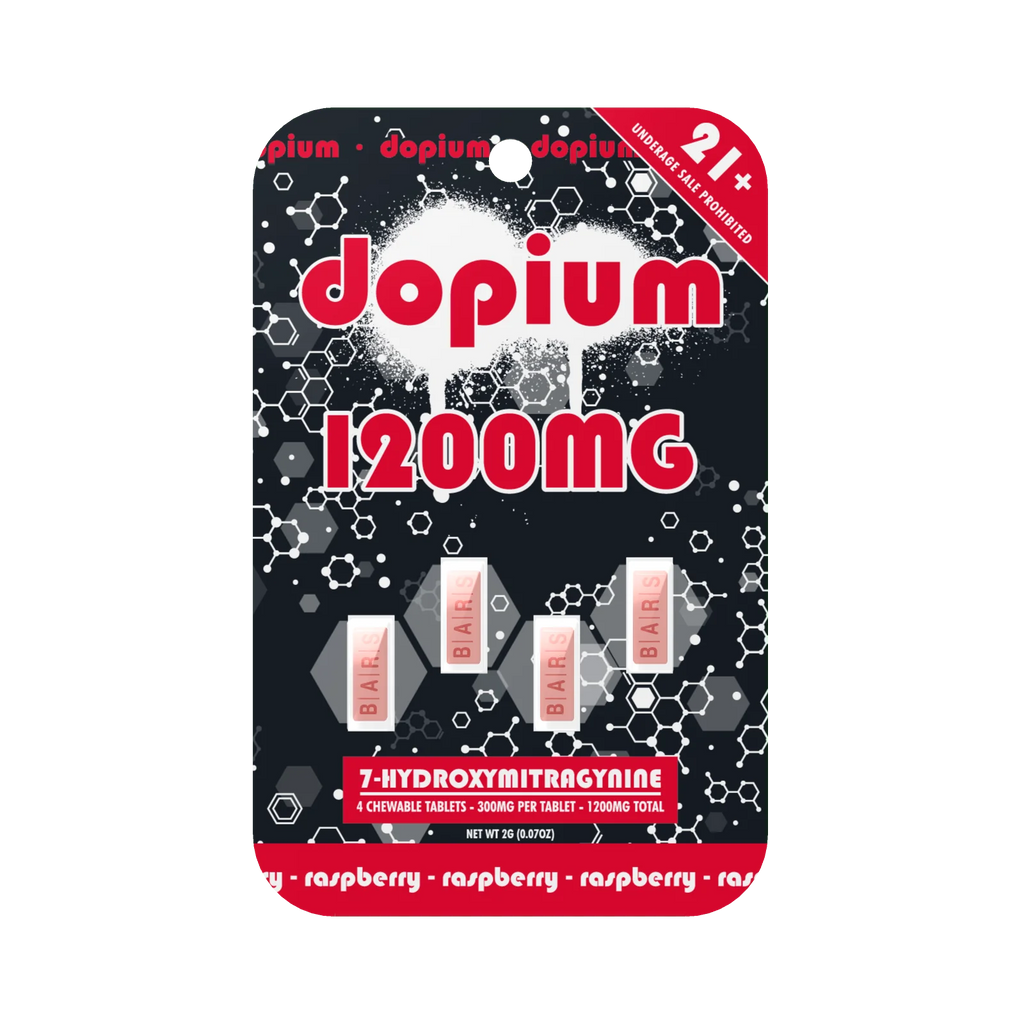 Dopium - 1200mg | 7-Hydroxymitragynine | 4x300mg | Single Unit