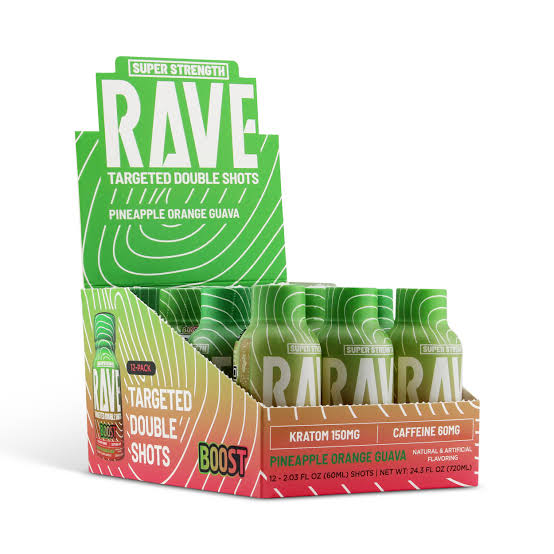Rave Kratom Gold Goddess Extract - Double  Shot | 2oz / 60ML Secondary image