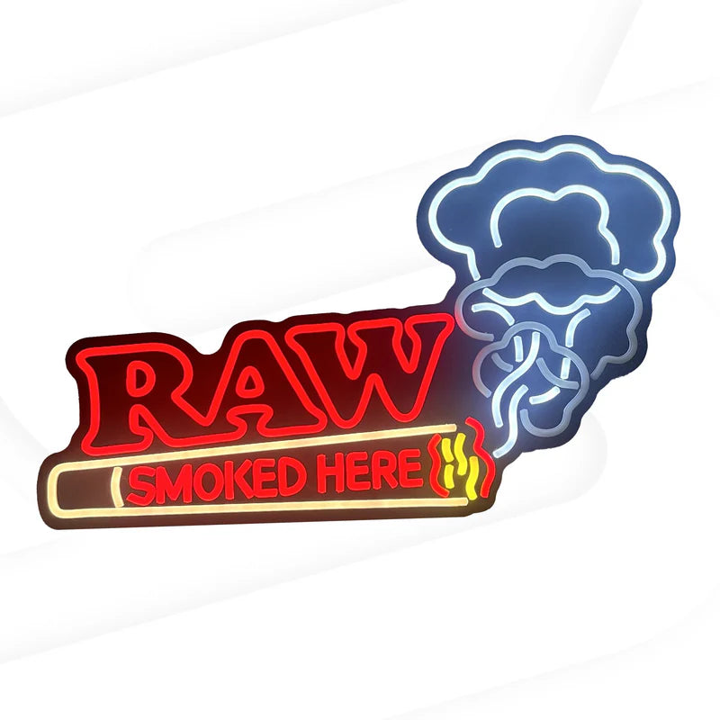 RAW Get Lit LED Sign -Light Up Your Sesh Main image