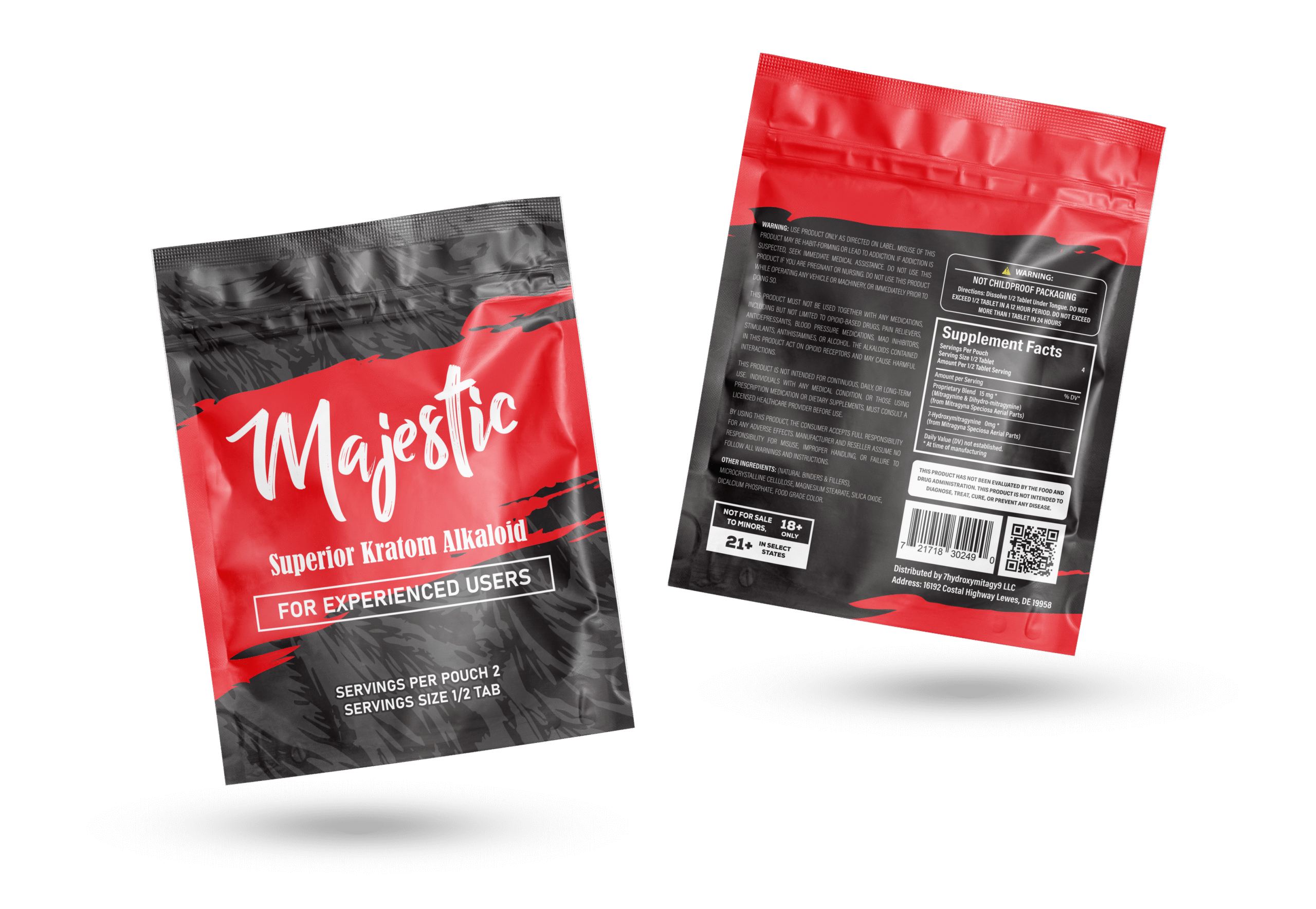 Majestic Superior Kratom Alkaloid | 30COUNT | BOX Main image