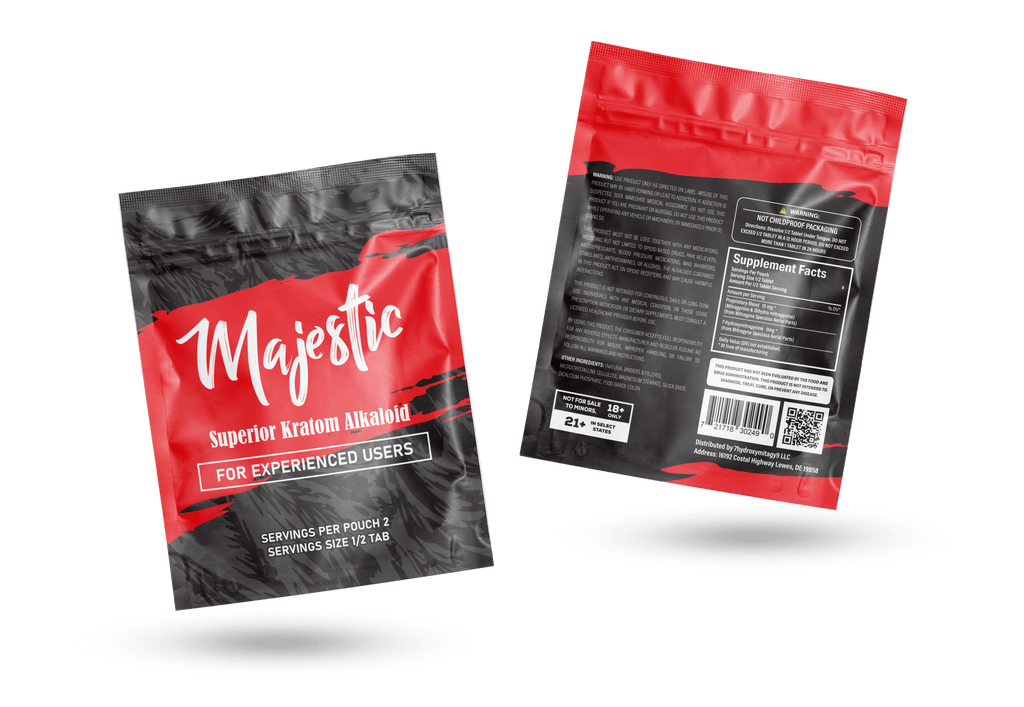 Majestic Superior Kratom Alkaloid | 30COUNT | BOX