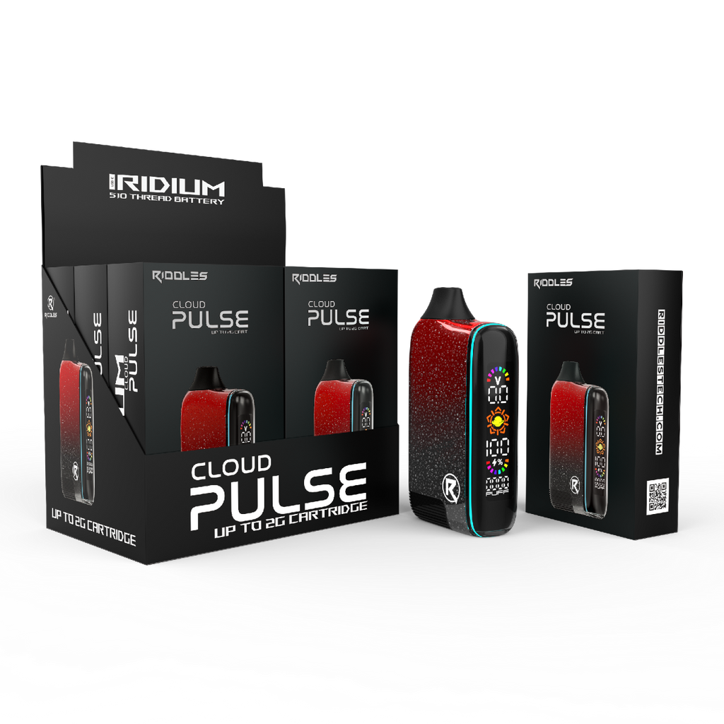 Riddles IRIDIUM 510 Battery with Cloud Pulse V2 2G Cartridge – 4 Colors

