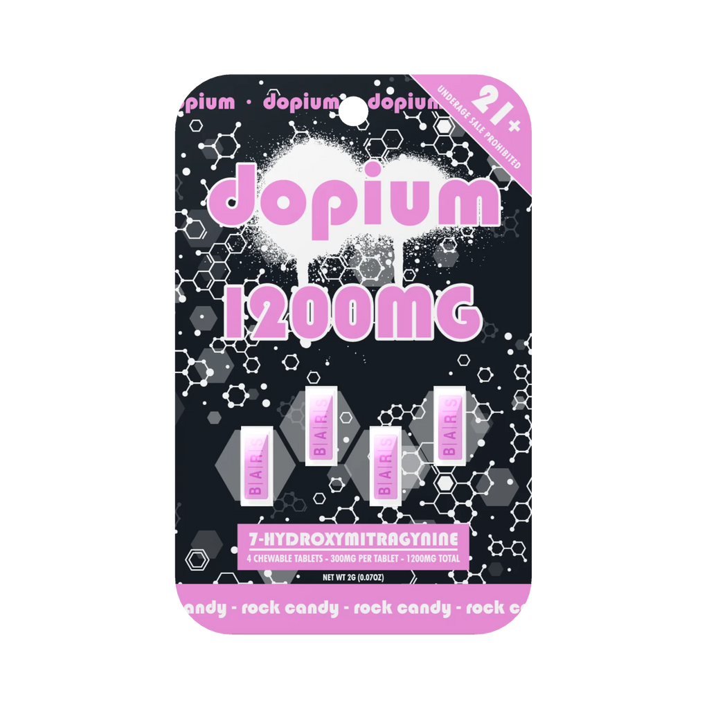 Dopium - 1200mg | 7-Hydroxymitragynine | 4x300mg | Single Unit