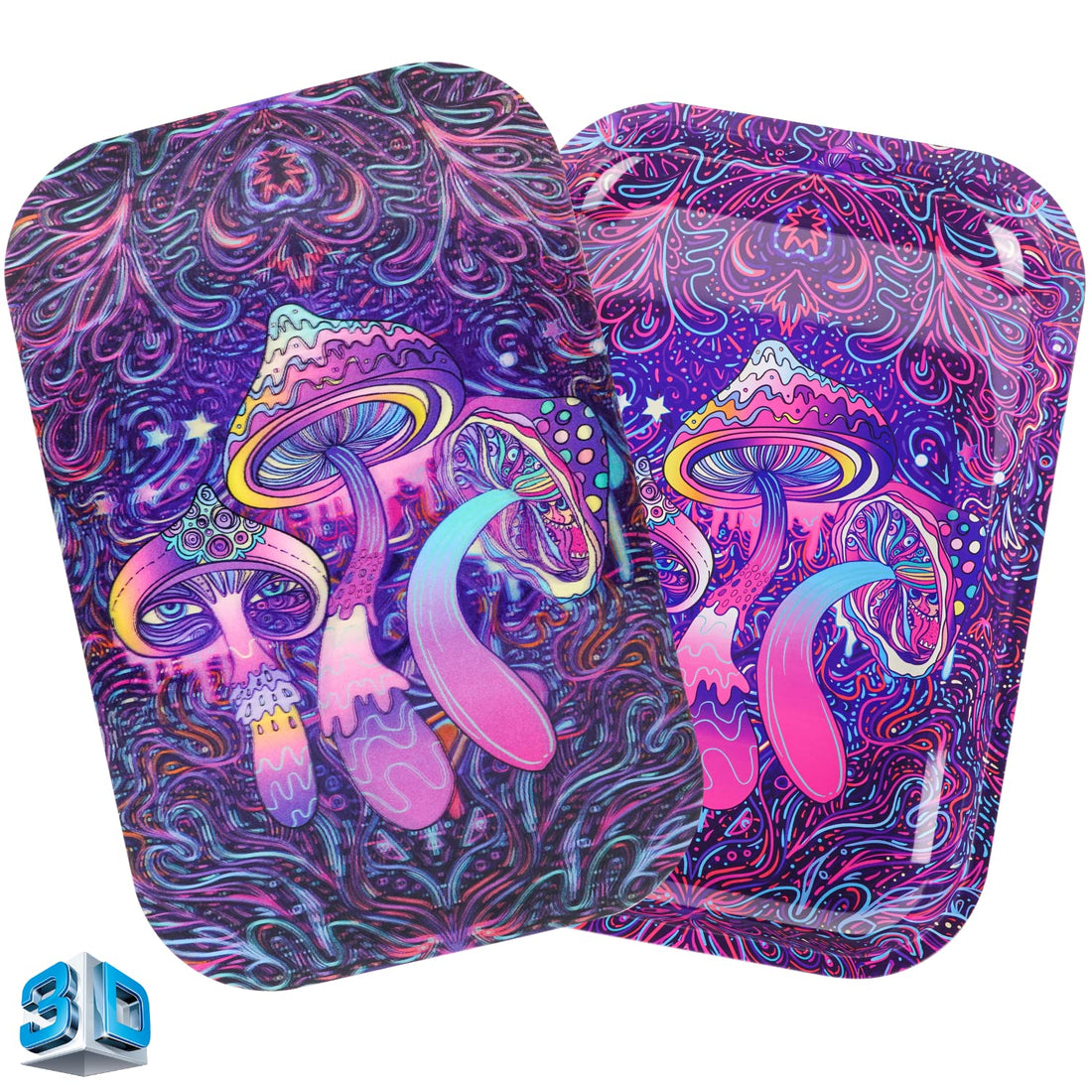 Rolling Tray Medium With 3D Magnet Lid
