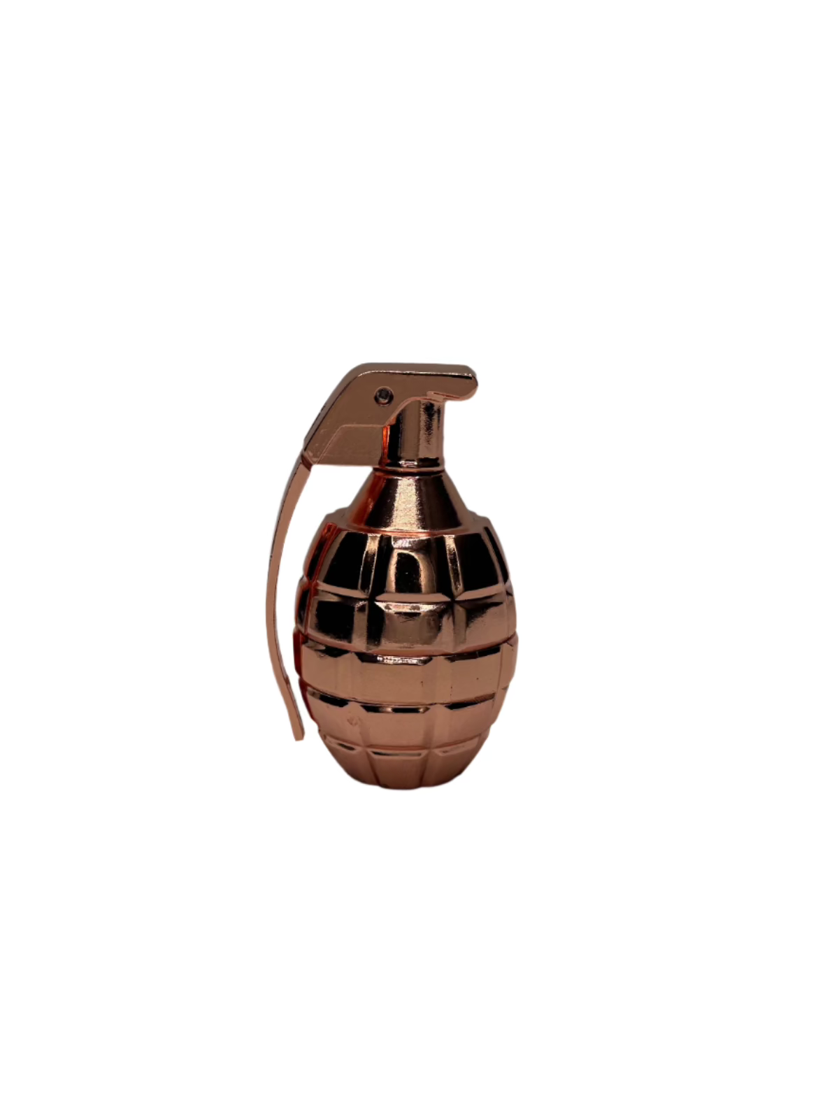 Rose Gold Grenade Herb Grinder with Magnetic Lid Main image