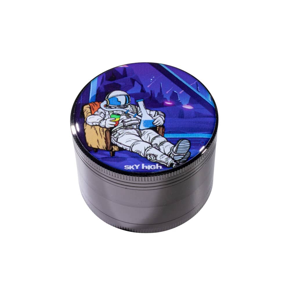 SKY HIGH 4-piece 40MM herb grinder in assorted styles