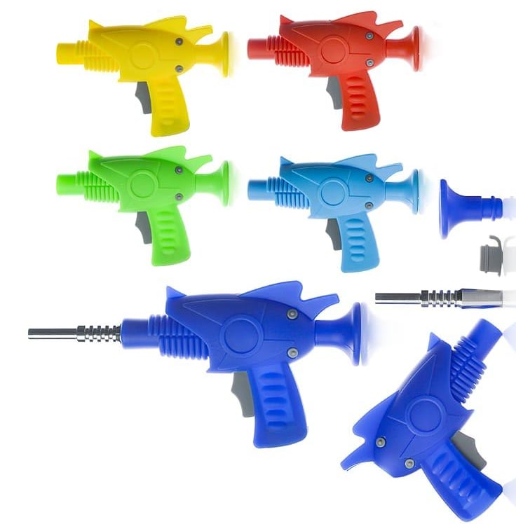 Silicone Gun Nectar Collector with Titanium Tip | SLNC282