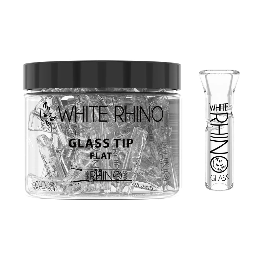 WHITE RHINO - GLASS TIP |FLAT | WRG3102