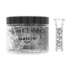 WHITE RHINO - GLASS TIP |FLAT | WRG3102