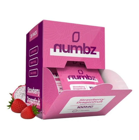 Numbz 100mg | 20 Pack (2 x 50mg Each)|7-Hydroxymitragynine | Box Secondary image