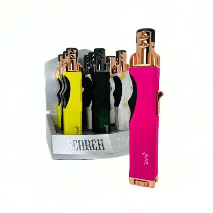 Scorch Torch - Pencil Standing torch with grip push up button | 9 Units / Display | Display Main image