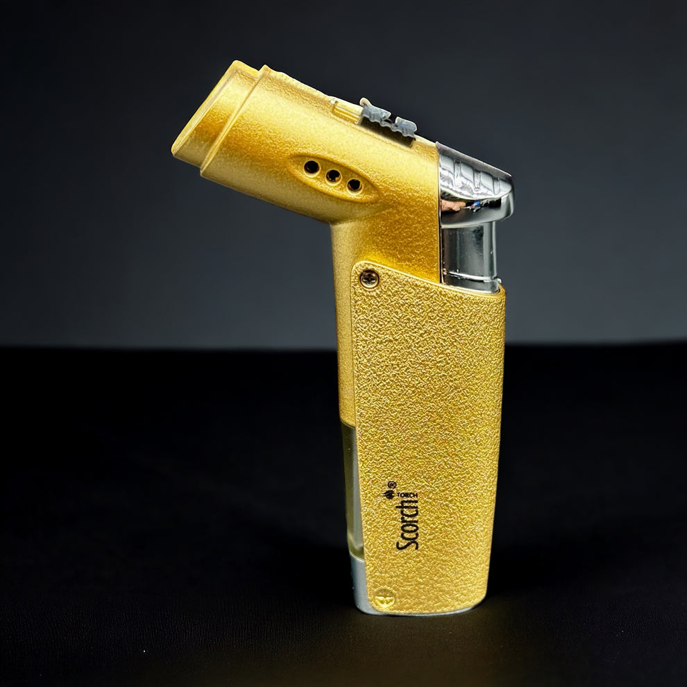 Scorch Torch - 45 Degree Torch- Satin Finish | Hold Button |9 Units/Box | TO61716