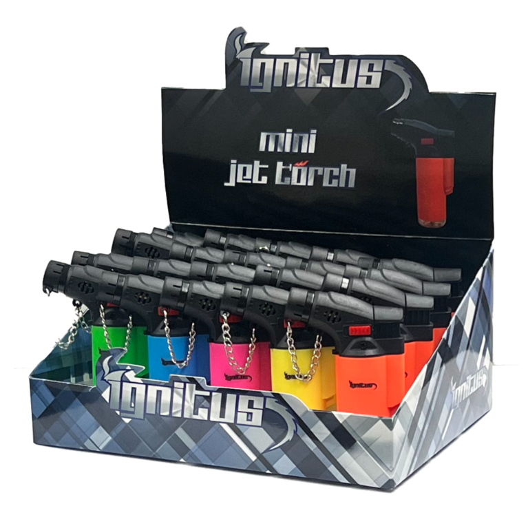 IGNITUS Mini Jet Multipurpose Lighter | 20ct Display
