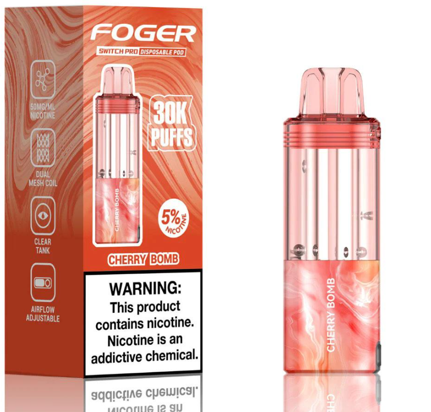 Foger Switch Pro Pods Wholesale | 30K Puff Refill Pods
