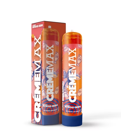 CremeMax 640G Whipped Cream Chargers | FOOD-GRADE NITROUS OXIDE FOR FOOD| 6TANKS/CASE