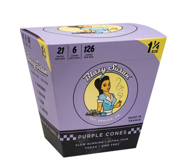 Blazy Susan 1 1/4 Cones 6/pk 21pks/bx 126Cones/Box | 24 Displays/Case