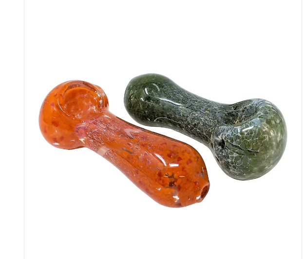 3" Frit Glass Hand Pipe – Pack of 2 | Compact & Durable Smoking Pipes Main image