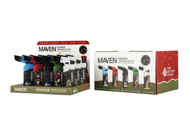 MAVEN - POPPER CHRISTMAS COLLECTION |  15 Units / Display | Display