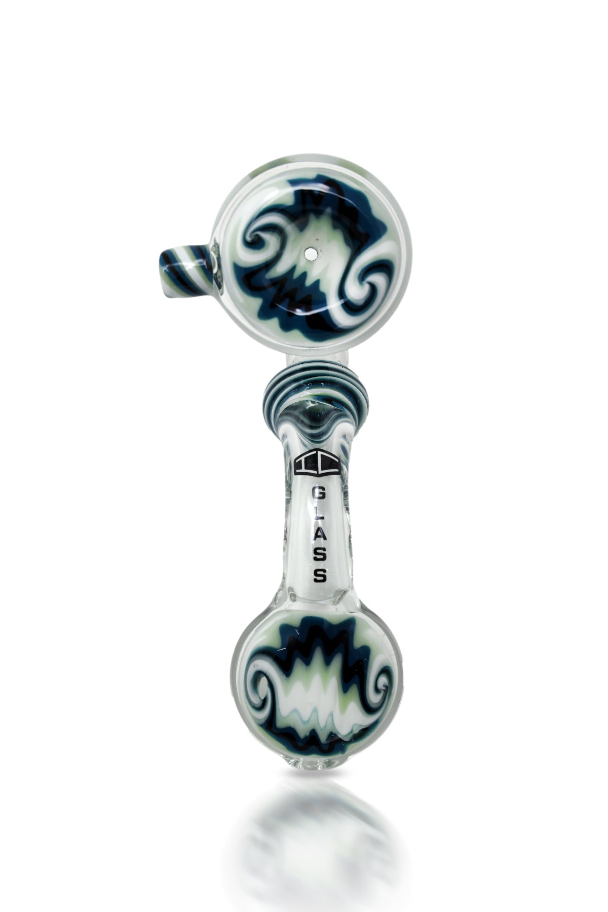 IC Glass Sherlock Hand Pipe with Flat Mouthpiece – Wholesale Glass Pipe | 4 Colors Secondary image