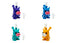 Silicone - Evil Cow Silicone Water Pipe | Glass Bowl Included | Single Unit