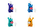 Silicone - Evil Cow Silicone Water Pipe | Glass Bowl Included | Single Unit