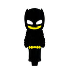 Silicone Batman Face Hand Pipe with glass bowl – 4.5 inch smoking pipe