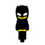 Silicone Batman Face Hand Pipe with glass bowl – 4.5 inch smoking pipe
