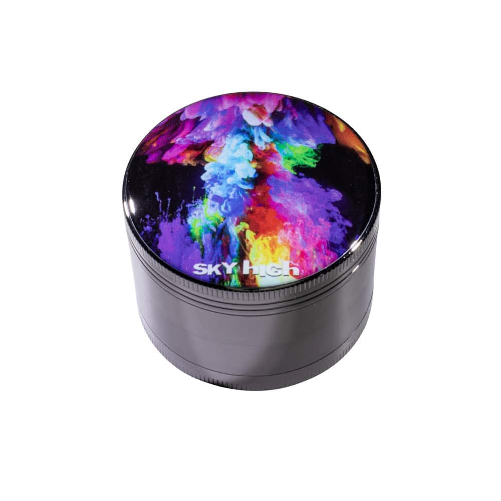 Sky-High-4-Piece-Herb-Grinder-Rainbow-Ink