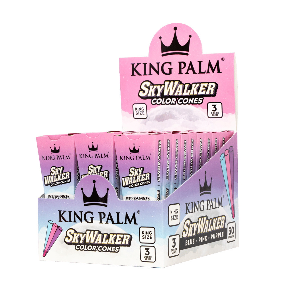 King Palm - SkyWalker Color Cones |  3 Color Cones/Pack |30Packs/Box| King Size|WR16SW
