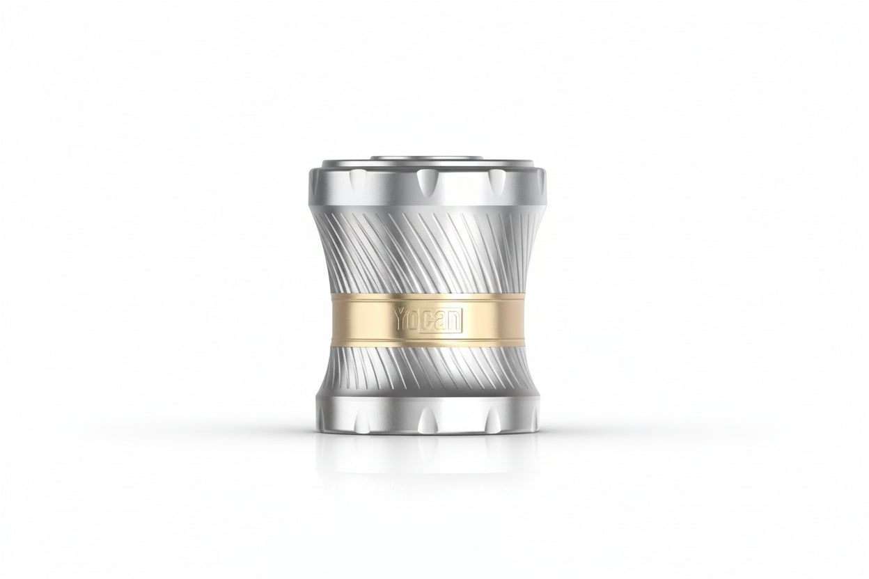 YoCan WHIRLY - Premium Herb Grinder | 4-Piece Zinc Alloy Grinder