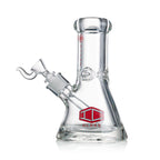 Smooth-hitting glass bong with built-in tree percolator