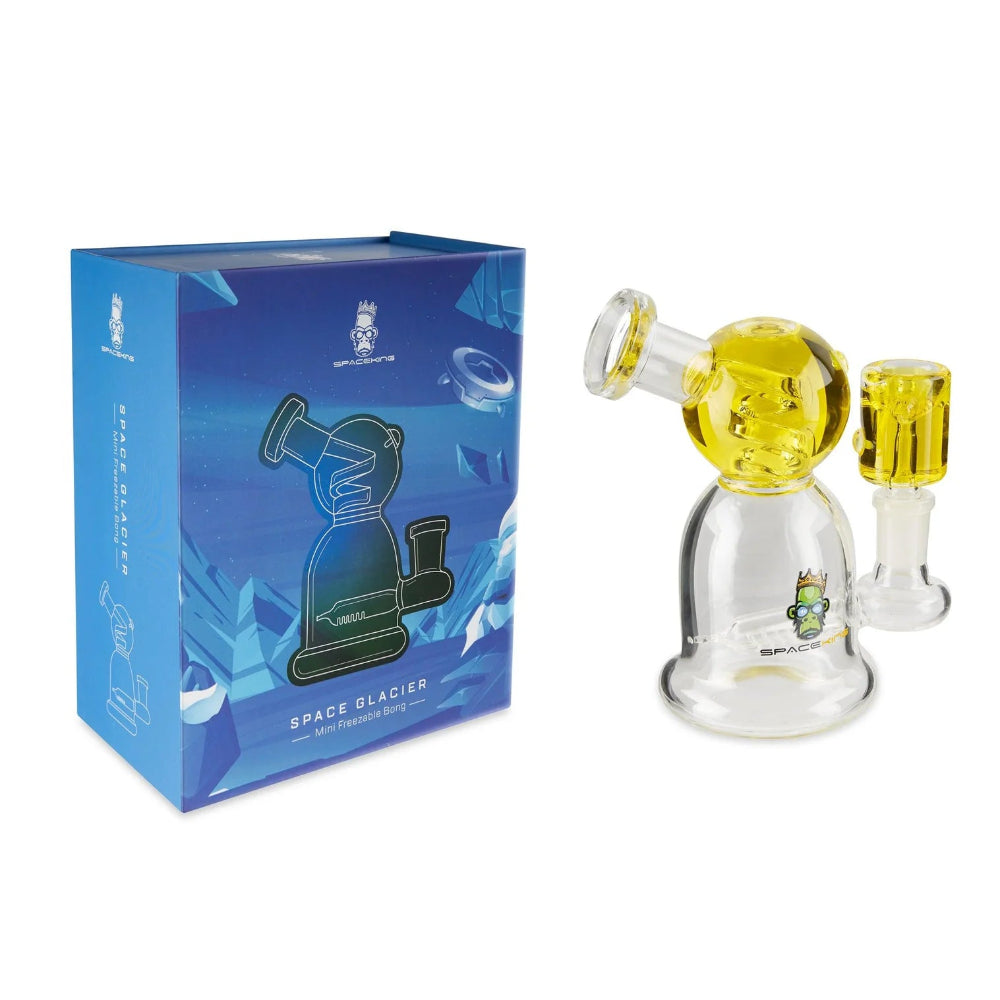 Space Glacier Mini Freezable Bong with Glycerin Coil