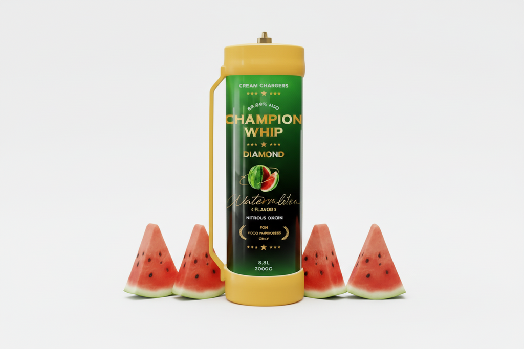 Champion Whip 2000G FOOD-GRADE CREAM CHARGER FOR FOOD PURPOSE ONLY | 2 TANKS/CASE
