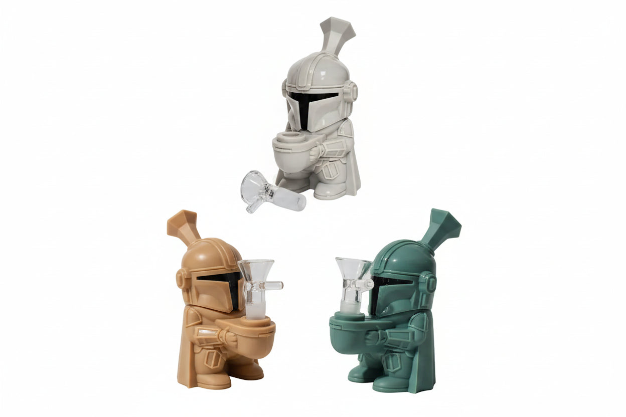 Silicone - Mandalorian Silicone Bong | Single Unit Main image