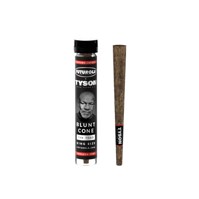 TYSON 2.0 Futurola Tobacco - Free Blunt Cones | 12 Tubes x 1 Blunt Cone