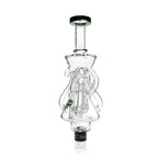 Texas-style glass nectar collector with dual chambers