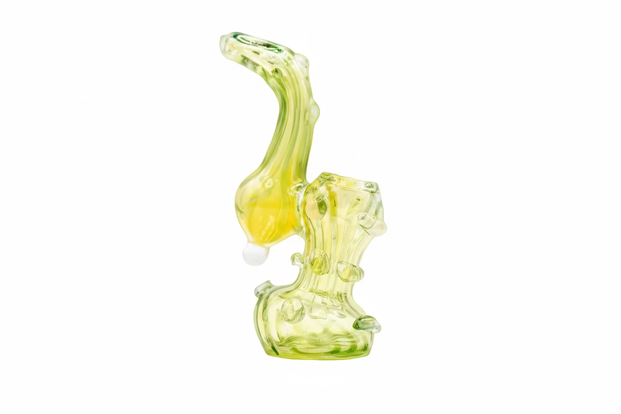 Thorn Shaped Bubbler Green Main image